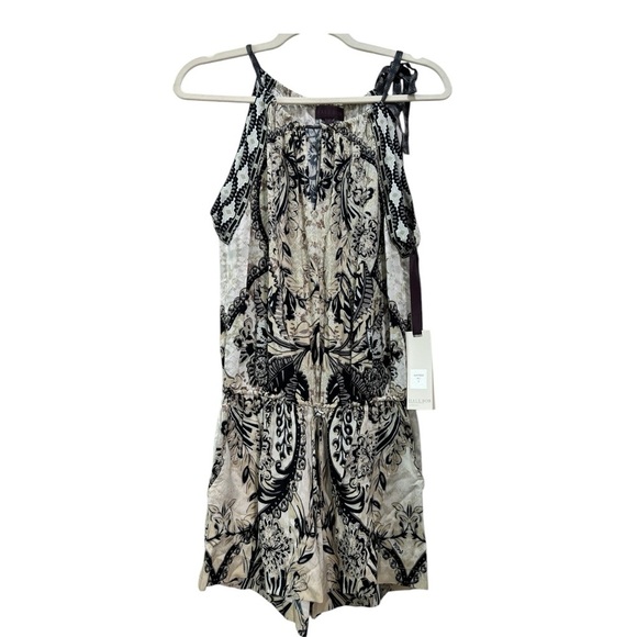 Hale Bob Geri Halter Romper. Size small NWT - Picture 5 of 14